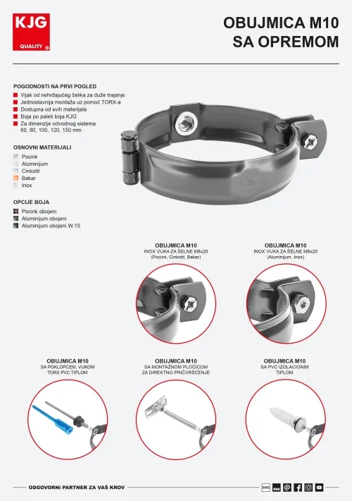 Obujmica M10 sa opremom