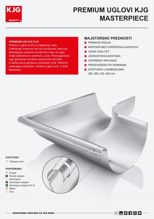 Premium uglovi KJG masterpiece
