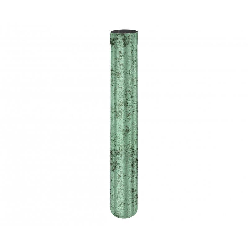 Cev vertikala  [s=0,70]  - Aluminijum obojeni  - Zelena patina  -  Slika