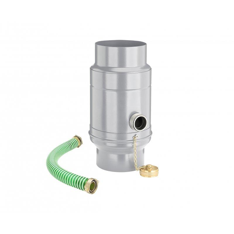 Zadržač vode sa crevom  - Aluminijum – Natur  - Pocink obojeni – Silver  -  Slika