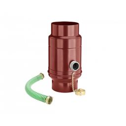 Zadržač vode sa crevom  - Aluminijum obojeni  - Vinsko crvena  -  Slika 1