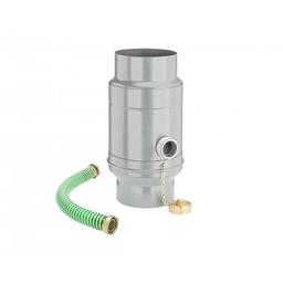 Zadržač vode sa crevom  - Aluminijum obojeni  - Cink siva  -  Slika 1