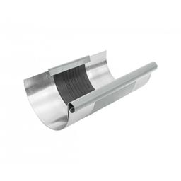 Dilatacija poluokruglog oluka  - Aluminijum obojeni
W.15  - Cink siva W.15  -  Slika 1