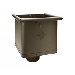 Sabirni kotlič kubni  - Aluminijum obojeni
W.15  - Zeleno smeđa W.15  -  Slika 1