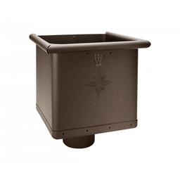 Sabirni kotlič kubni ekscentričan  - Aluminijum obojeni
W.15  - Testa di Moro W.15  -  Slika 1