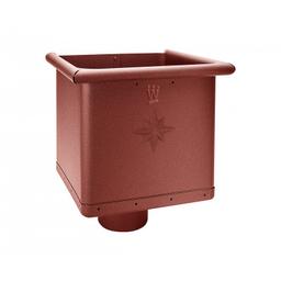 Sabirni kotlič kubni ekscentričan  - Aluminijum obojeni
W.15  - Vinsko crvena W.15  -  Slika 1