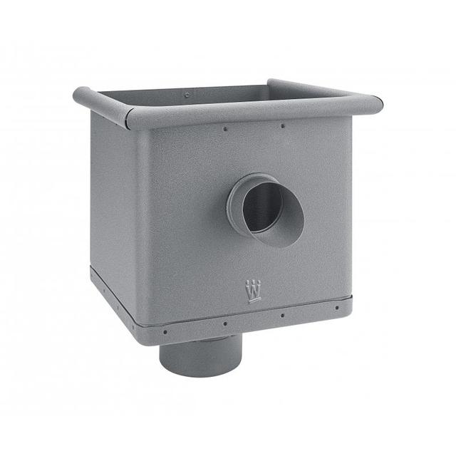 Slika - Sabirni kotlič kubni ekscentričan sa odvodomnull