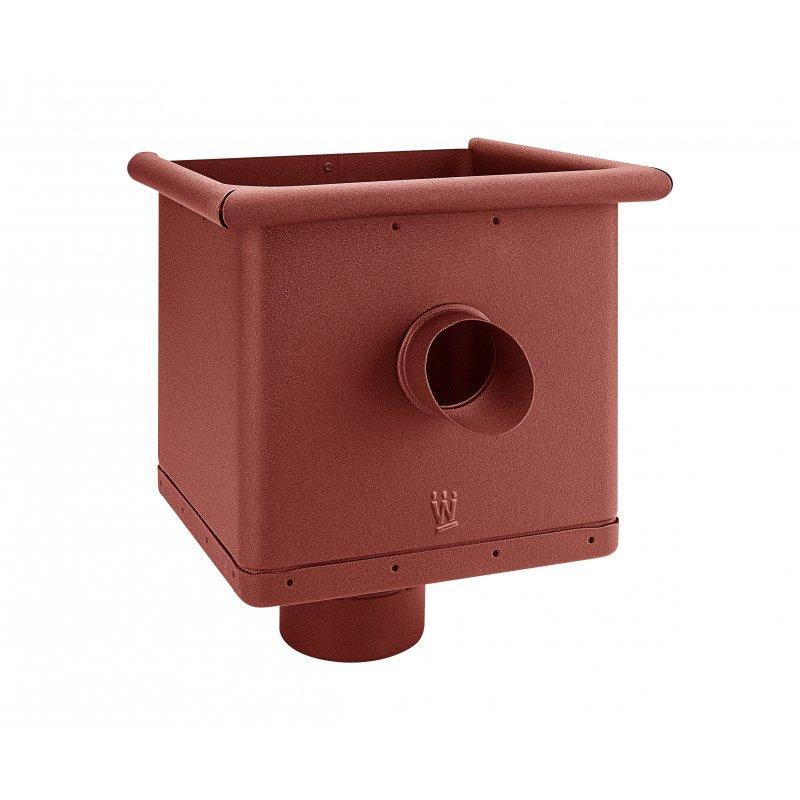 Sabirni kotlič kubni ekscentričan sa odvodom  - Aluminijum obojeni
W.15  - Vinsko crvena W.15  -  Slika
