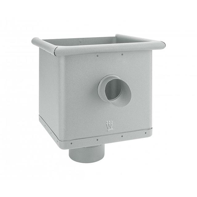 Slika - Sabirni kotlič kubni ekscentričan sa odvodomnull