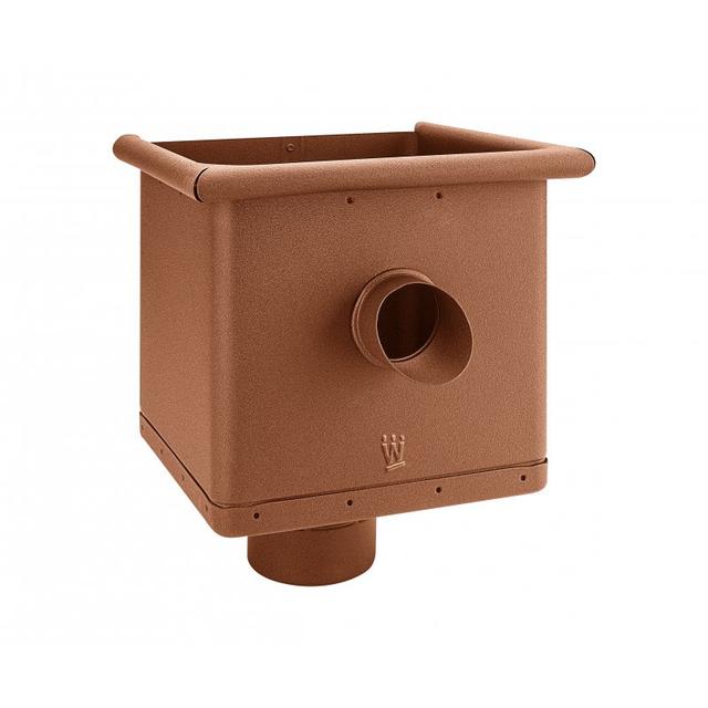 Slika - Sabirni kotlič kubni ekscentričan sa odvodomnull