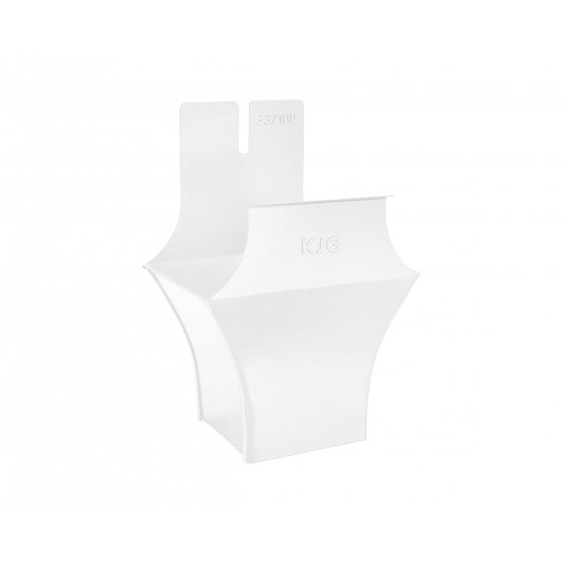 Kotlić četvrtast  - Pocink obojeni  - Prijavo bela  -  Slika