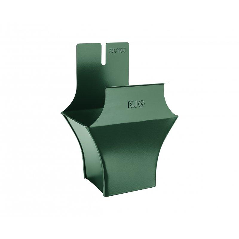 Kotlić četvrtast  - Pocink obojeni  - Mahovinasto zelena  -  Slika