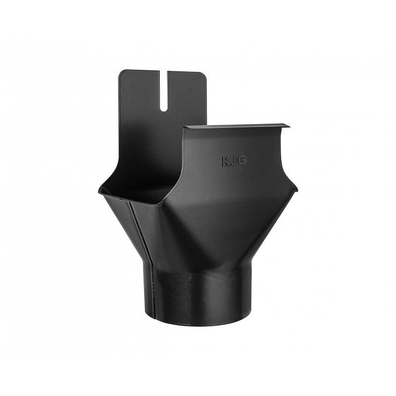 Kotlić četvrtasti-okrugli  - Pocink obojeni  - Intenzivno crna  -  Slika