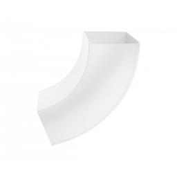 Koleno četvrtasto 72°  - Pocink obojeni  - Prijavo bela  -  Slika 2