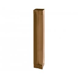 Oluk vertikalni četvrtasti  [s=0,55]  - Pocink obojeni  - Metalik bakarna  -  Slika 1