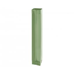 Oluk vertikalni četvrtasti  [s=0,55]  - Pocink obojeni  - Trava zelena  -  Slika 1