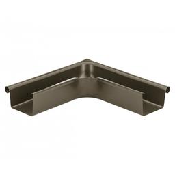 Krivina spoljašnja četvrtasta  - Aluminijum obojeni  - Zeleno smeđa  -  Slika 1