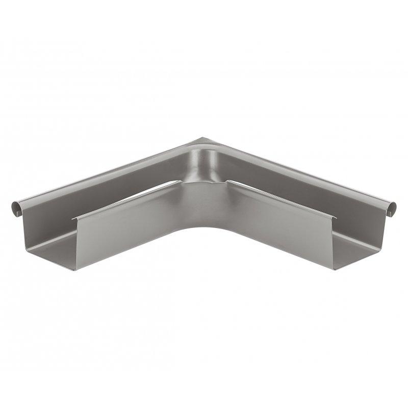 Krivina spoljašnja četvrtasta  - Aluminijum obojeni  - Tamno silver  -  Slika