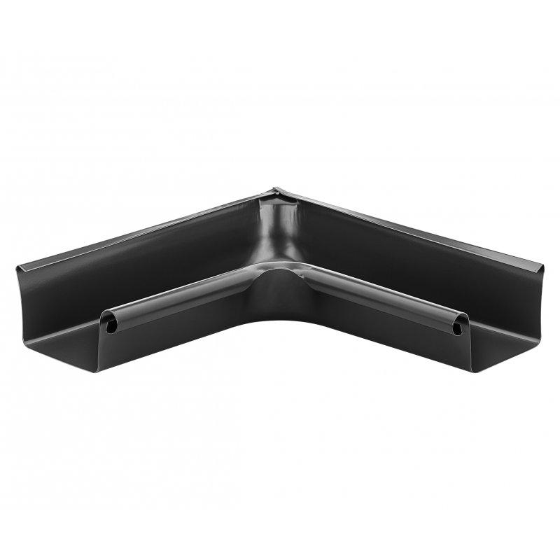 Krivina unutrašnja četvrtasta  - Aluminijum obojeni  - Intenzivno crna  -  Slika