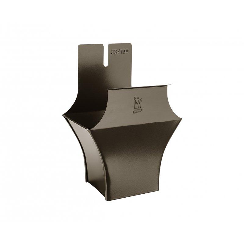 Kotlić četvrtast  - Aluminijum obojeni  - Zeleno smeđa  -  Slika