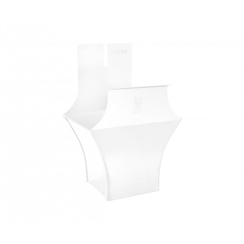 Kotlić četvrtast - Aluminijum obojeni - Bela - Slika