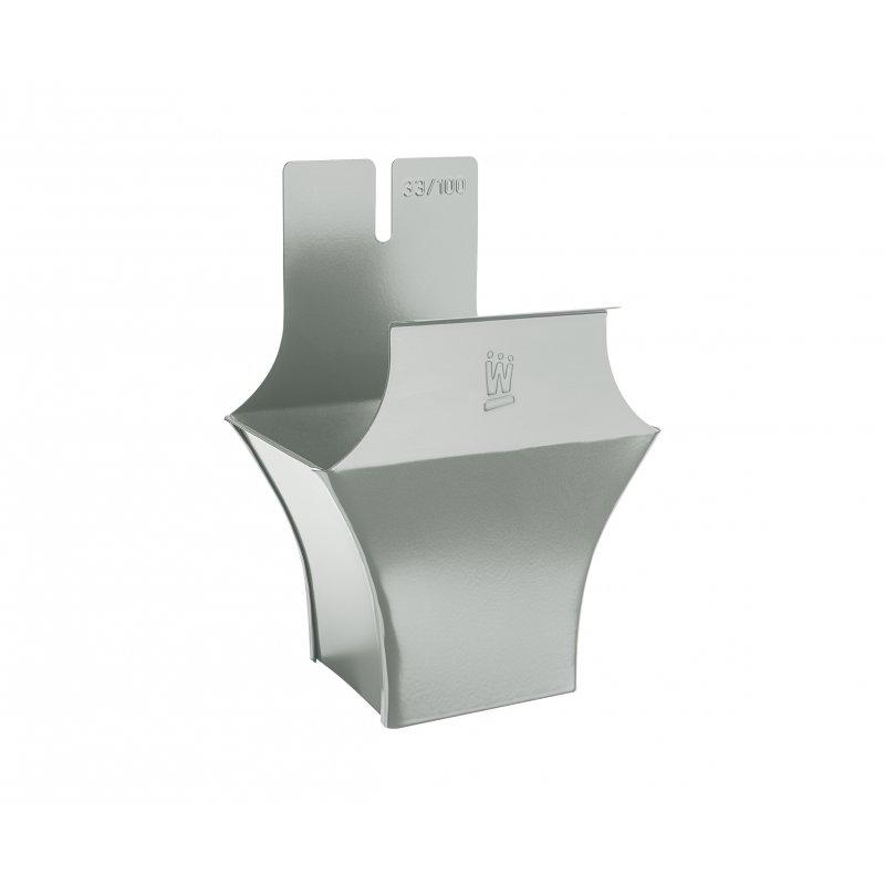 Kotlić četvrtast  - Aluminijum obojeni  - Cink siva  -  Slika