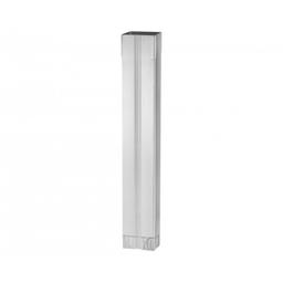 Oluk vertikalni četvrtasti  [s=0,70]  - Aluminijum  - Natur  -  Slika 1