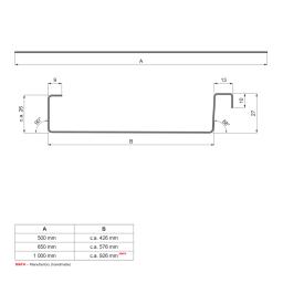 Lim FALZ – 250 kg  - Aluminijum obojeni W.15 / Aluminijum obojeni  - Intenzivno crna W.15 / Intenzivno crna  -  Slika 2