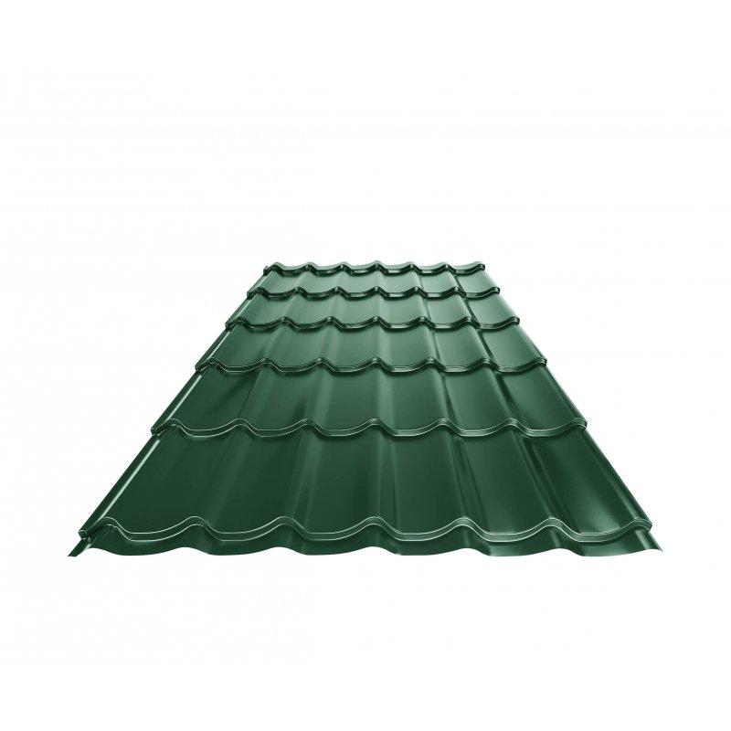 Krovni pokrivač UNI 1  - Pocink obojeni  - Mahovinasto zelena  -  Slika