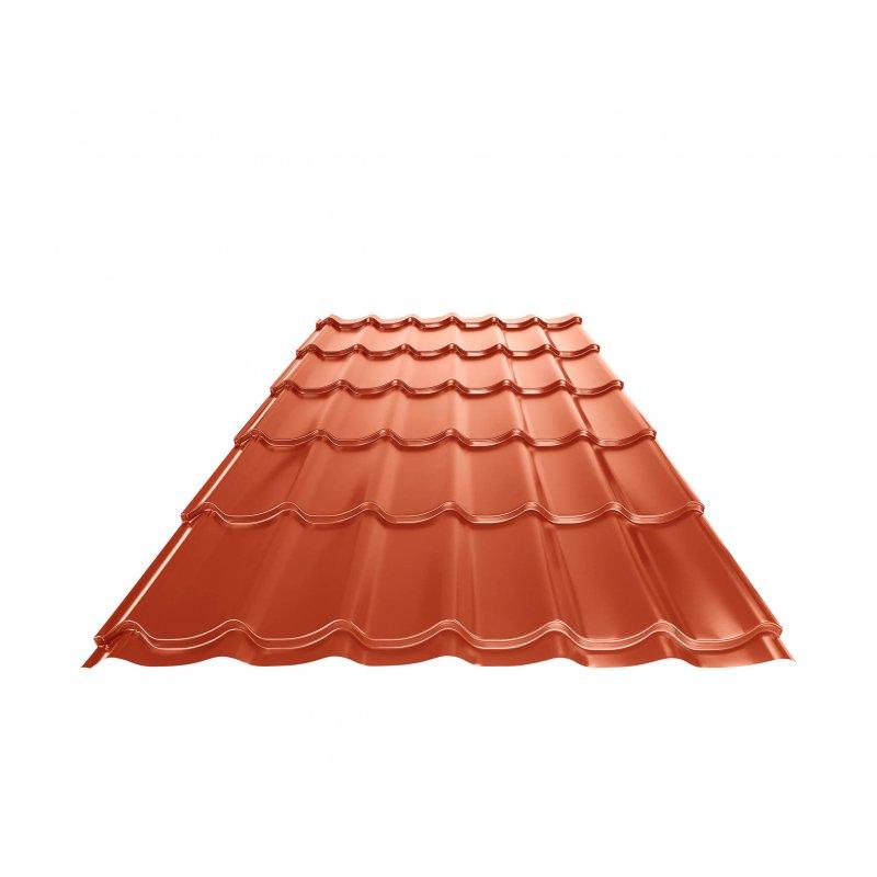 Krovni pokrivač UNI 1  - Pocink obojeni  - Rally crvena  -  Slika