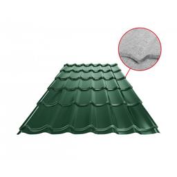 Krovni pokrivač UNI 1 SQ (sound – aqua)  - Pocink obojeni  - Mahovinasto zelena  -  Slika 1