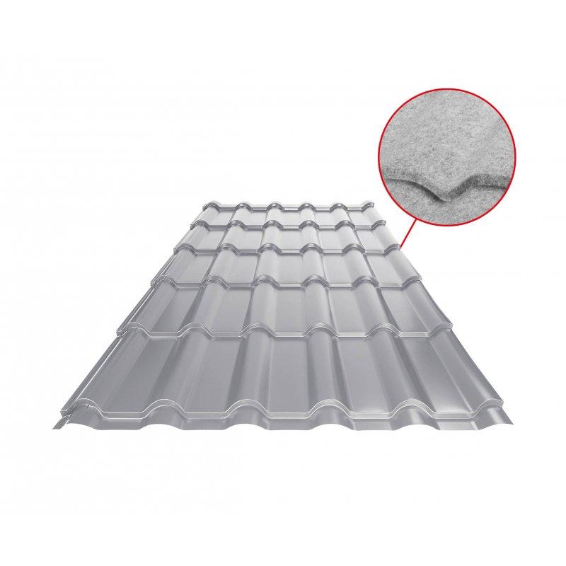 Krovni pokrivač UNI 2 SQ (sound – aqua)  - Pocink obojeni  - Silver  -  Slika