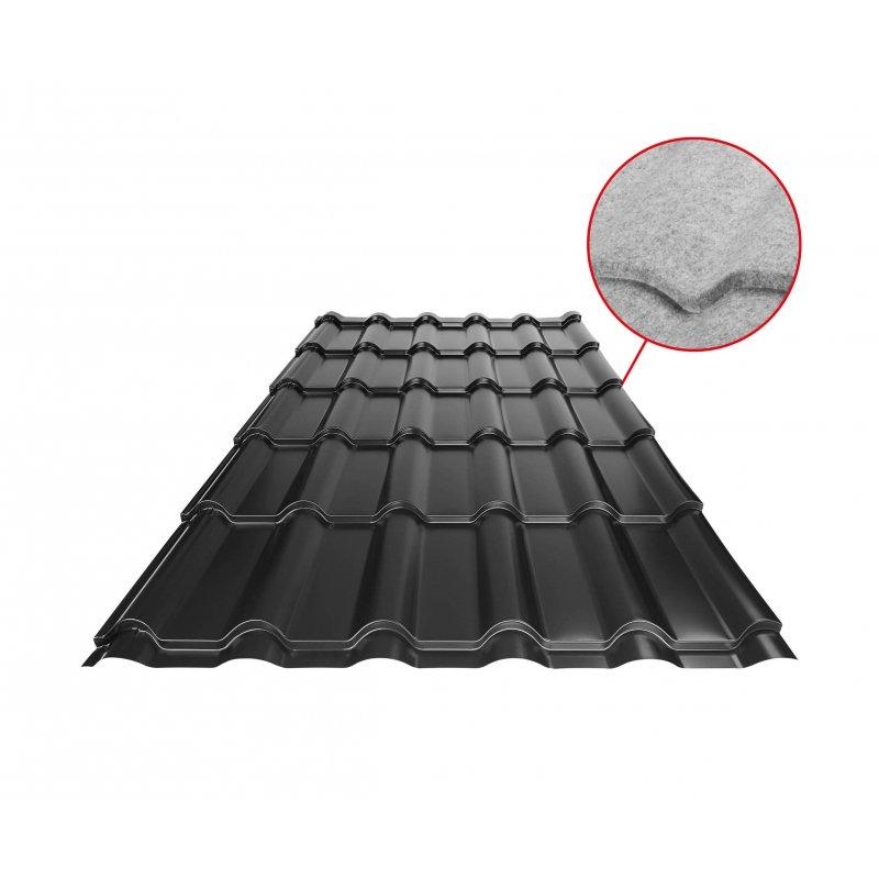 Krovni pokrivač UNI 2 SQ (sound – aqua)  - Pocink obojeni
MARCEGAGLIA  - Intenzivno crna  -  Slika