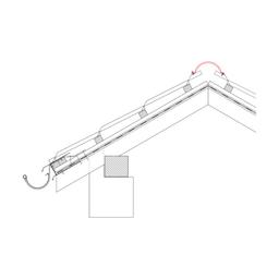 Slemenjak za krov - Pocink obojeni - Metalik bakarna - Slika 2