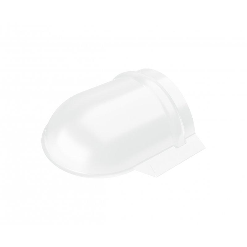 Okrugli završetak slemena  - Pocink obojeni  - Prijavo bela  -  Slika