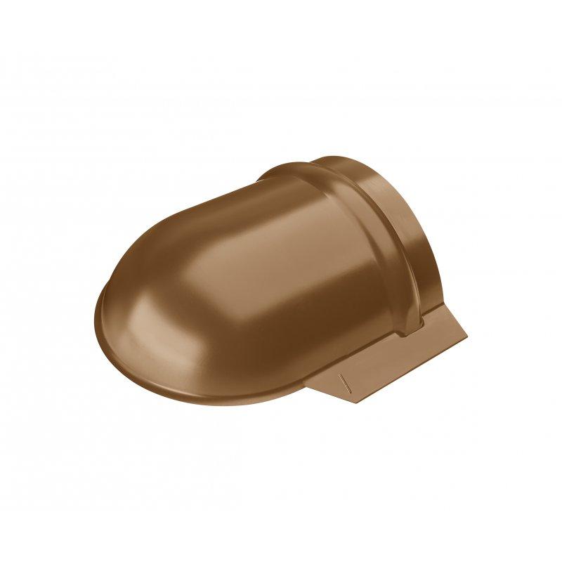 Okrugli završetak slemena  - Pocink obojeni  - Metalik bakarna  -  Slika