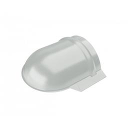 Okrugli završetak slemena  - Pocink obojeni  - Svetlo siva  -  Slika 1