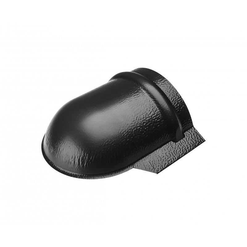 Okrugli završetak slemena  - Pocink obojeni
STUCCO  - Intenzivno crna STUCCO  -  Slika