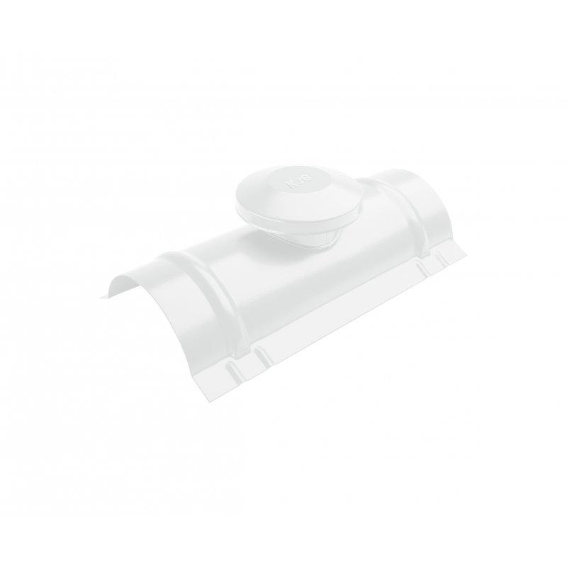 Slemenjak za ventilaciju  - Pocink obojeni  - Prijavo bela  -  Slika