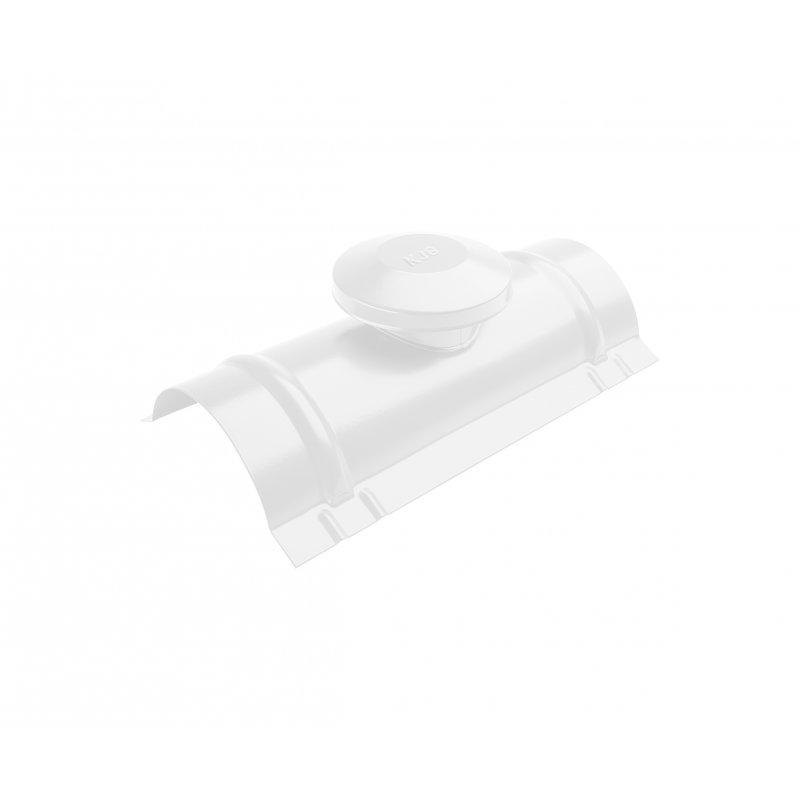 Slemenjak za ventilaciju  - Pocink obojeni  - Bela  -  Slika