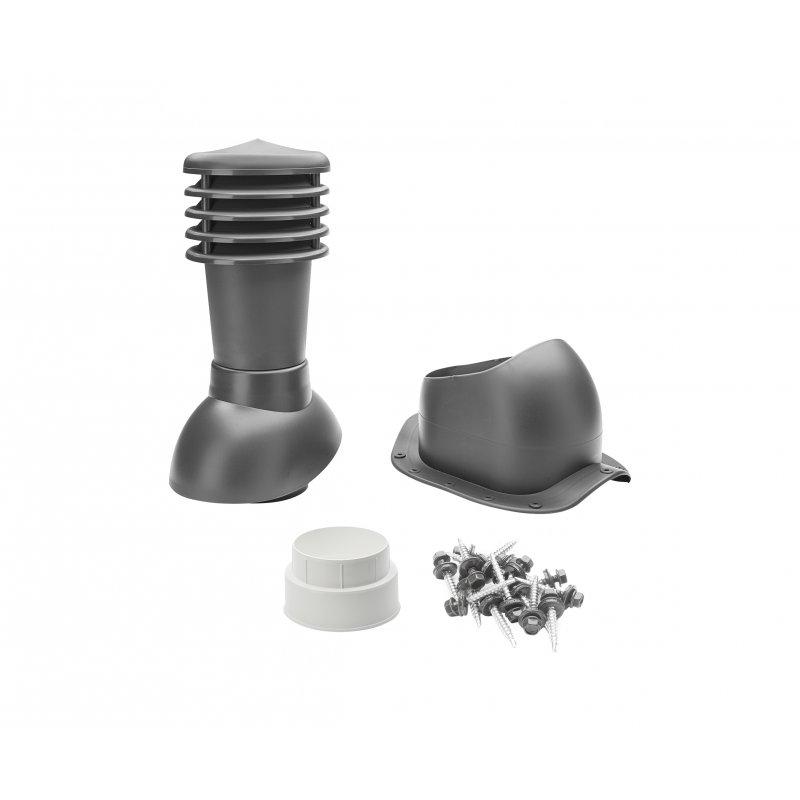 Dimnjačka kapa UNI 1 Ø 150 mm  - PVC  - Antracit  -  Slika