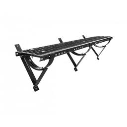 Krovni stepenik za krovni pokrivač UNI  - Pocink obojeni  - Intenzivno crna  -  Slika 2