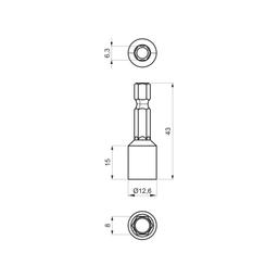 Magnetni nastavak  - Čelik  -  Slika 2