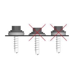 Pocinkovani vijak farmer  - Pocink obojeni  - Prijavo bela  -  Slika 3