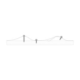 Pocinkovani vijak farmer - Pocink obojeni - Prašinasto siva - Slika 4