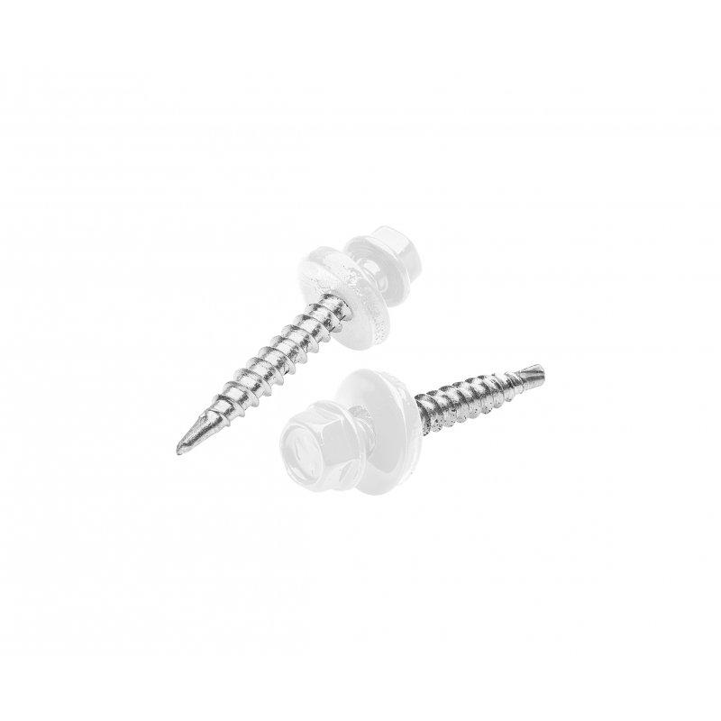 Pocinkovani vijak farmer  - Pocink obojeni  - Bela  -  Slika