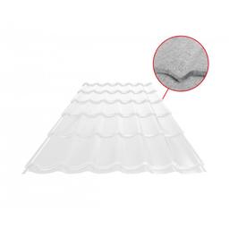 Krovni pokrivač UNI 1 SQ (sound – aqua)  - Aluminijum obojeni  - Bela  -  Slika 1