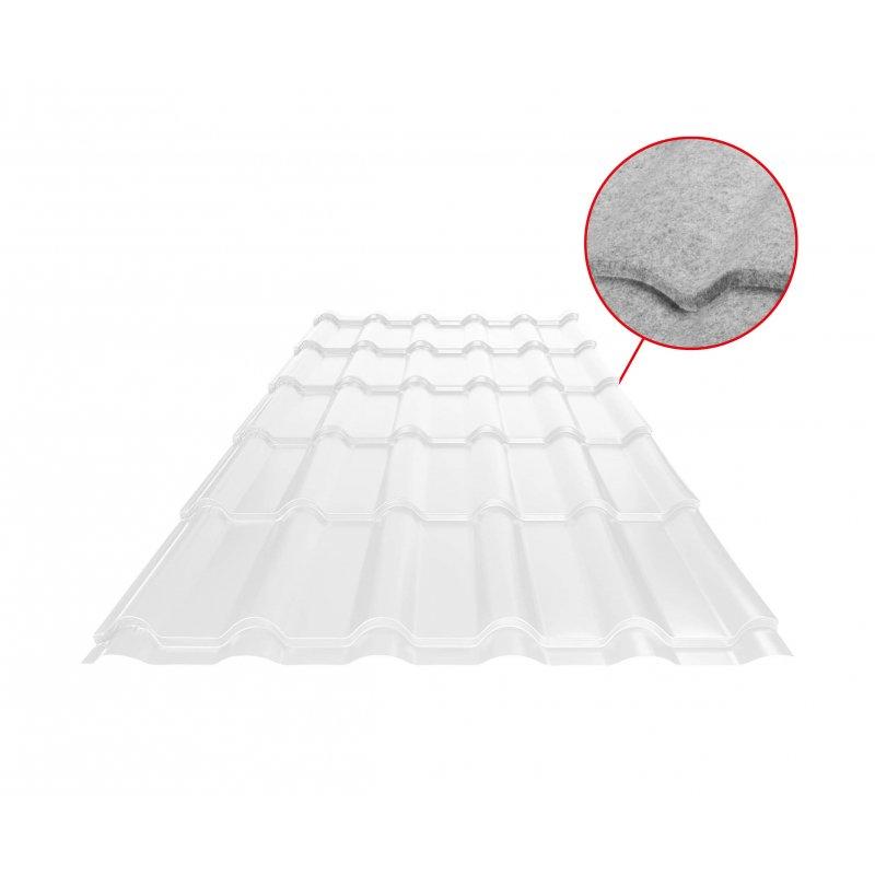 Krovni pokrivač UNI 2 SQ (sound – aqua)  - Aluminijum obojeni  - Bela  -  Slika