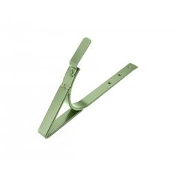 Kuka za ležeći oluk ojačana  - Pocink obojeni  - Trava zelena  -  Slika 1