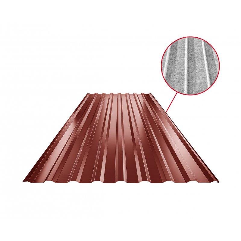 Krovni trapez TR 18A SQ (sound – aqua)  - Pocink obojeni  - Vinsko crvena  -  Slika